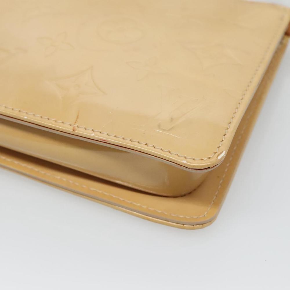 LOUIS VUITTON Monogram Vernis Lexington Pouch Beige M91010 LV Auth 136715 - Picture 16 of 16
